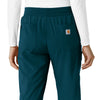 Force Cross-Flex Women's Boot Cut Scrub Pant Caribbean back pockets
