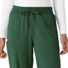 Carhartt Cross-Flex Women's Boot Cut Scrub Pant - Douglas Fir waistband