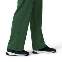 Carhartt Cross-Flex Women's Boot Cut Scrub Pant - Douglas Fir hemline