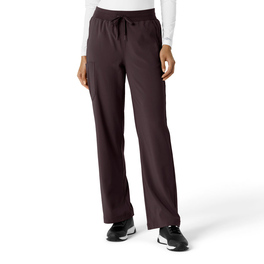 Force Cross-Flex Women's Boot Cut Scrub Pant Dark Sepia