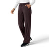 Force Cross-Flex Women's Boot Cut Scrub Pant Dark Sepia side view