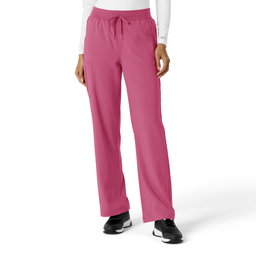 Force Cross-Flex Women's Boot Cut Scrub Pant Electric Fuschia