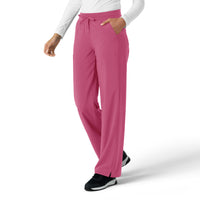 Force Cross-Flex Women's Boot Cut Scrub Pant Electric Fuschia side view