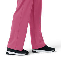 Force Cross-Flex Women's Boot Cut Scrub Pant Electric Fuschia back detail
