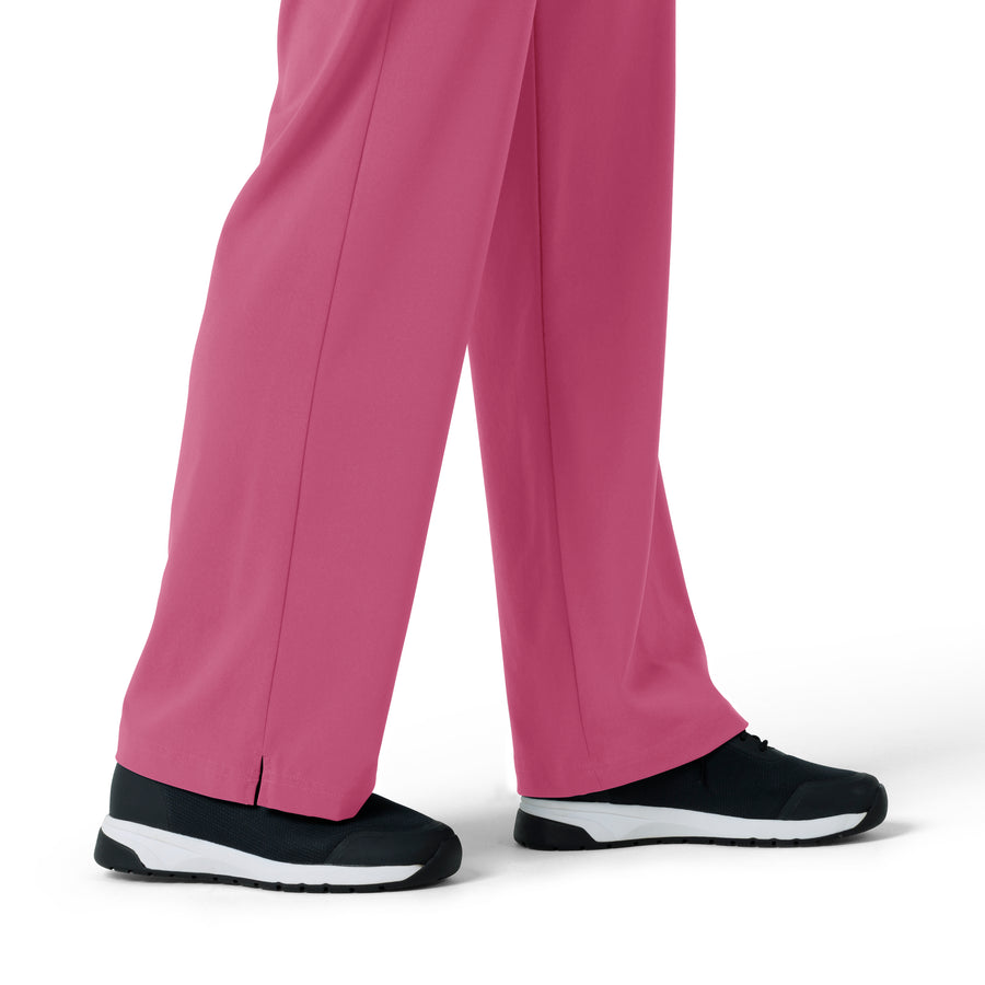 Force Cross-Flex Women's Boot Cut Scrub Pant Electric Fuschia back detail