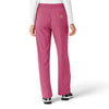Force Cross-Flex Women's Boot Cut Scrub Pant Electric Fuschia back view