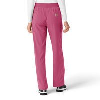Force Cross-Flex Women's Boot Cut Scrub Pant Electric Fuschia back view