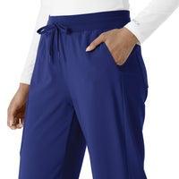 Force Cross-Flex Women's Boot Cut Scrub Pant Galaxy Blue side detail 2