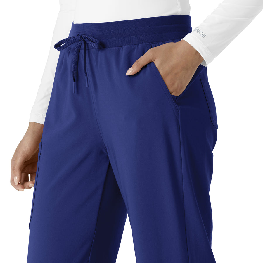 Force Cross-Flex Women's Boot Cut Scrub Pant Galaxy Blue side detail 2