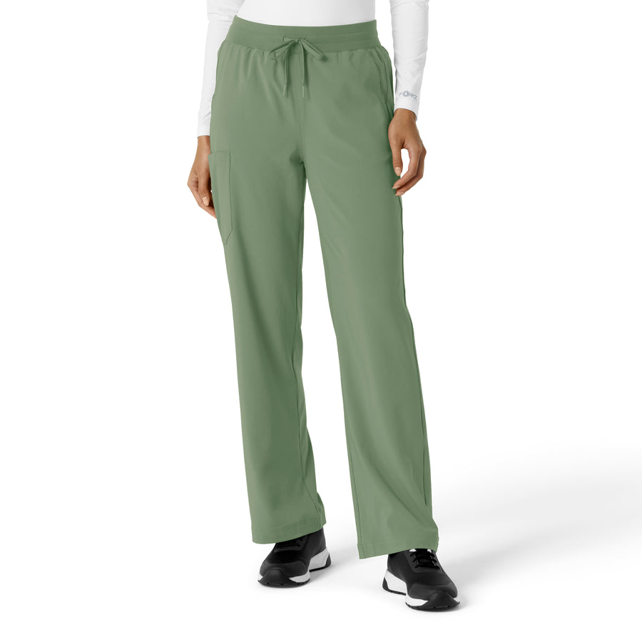 Force Cross-Flex Women's Boot Cut Scrub Pant Green Slate