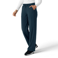 Force Cross-Flex Women's Boot Cut Scrub Pant Navy side view