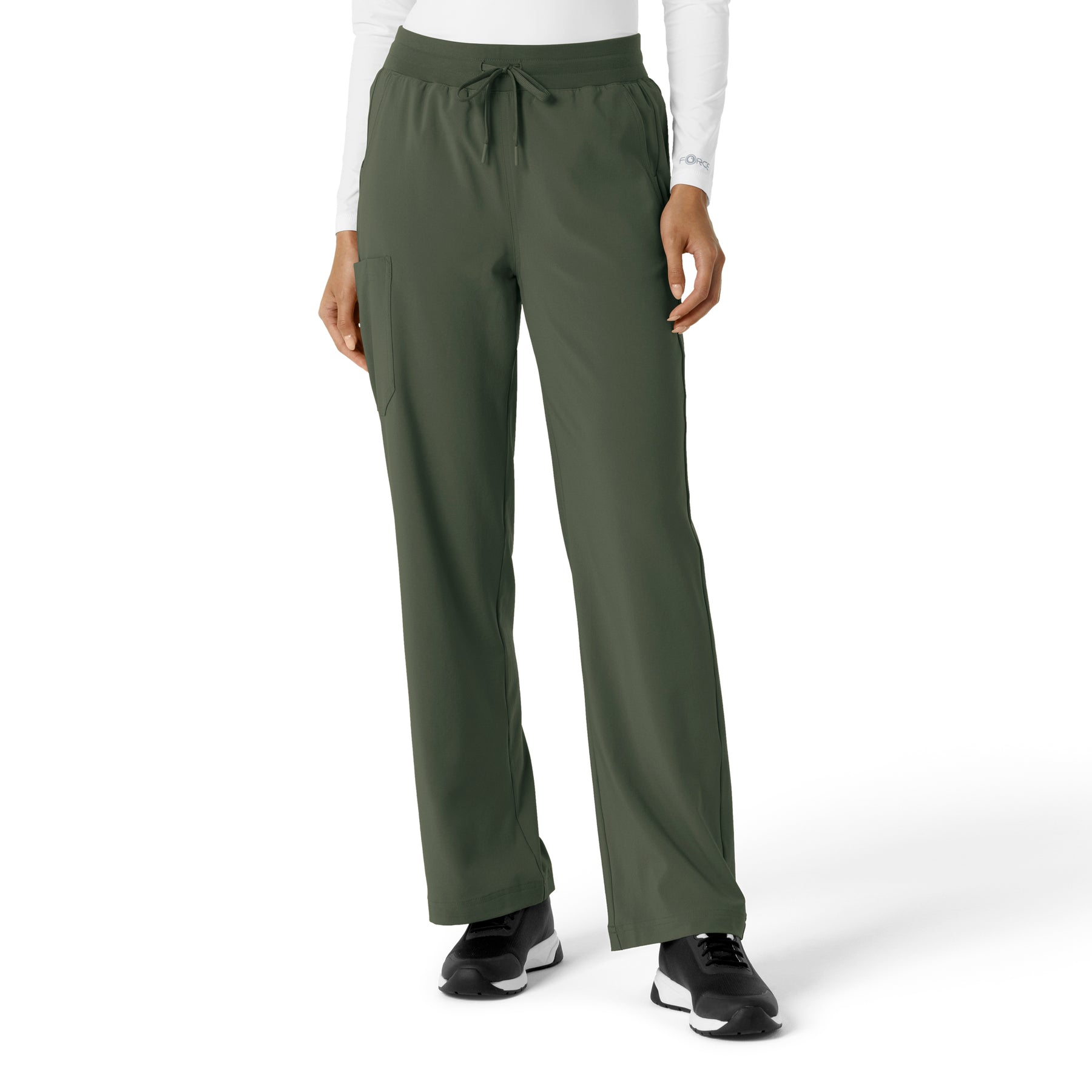 Force Cross-Flex Women's Boot Cut Scrub Pant Olive