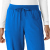 Force Cross-Flex Women's Boot Cut Scrub Pant Royal front detail