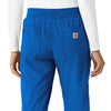 Force Cross-Flex Women's Boot Cut Scrub Pant Royal side detail 1