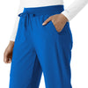 Force Cross-Flex Women's Boot Cut Scrub Pant Royal side detail 2