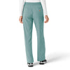 Force Cross-Flex Women's Boot Cut Scrub Pant Summer Blue back view