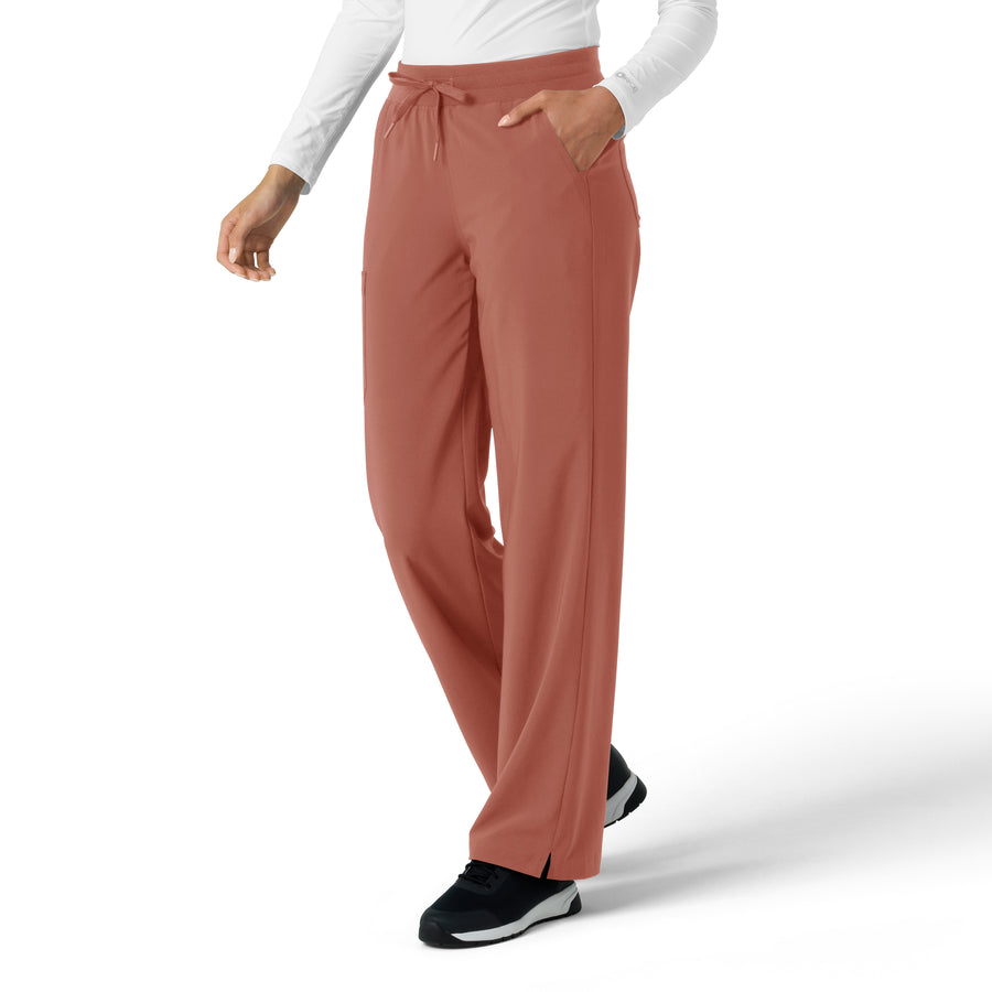 Force Cross-Flex Women's Boot Cut Scrub Pant Wildrose side view