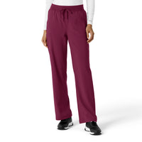 Force Cross-Flex Women's Boot Cut Scrub Pant Wine