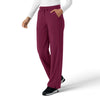 Force Cross-Flex Women's Boot Cut Scrub Pant Wine side view
