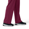 Force Cross-Flex Women's Boot Cut Scrub Pant Wine back detail