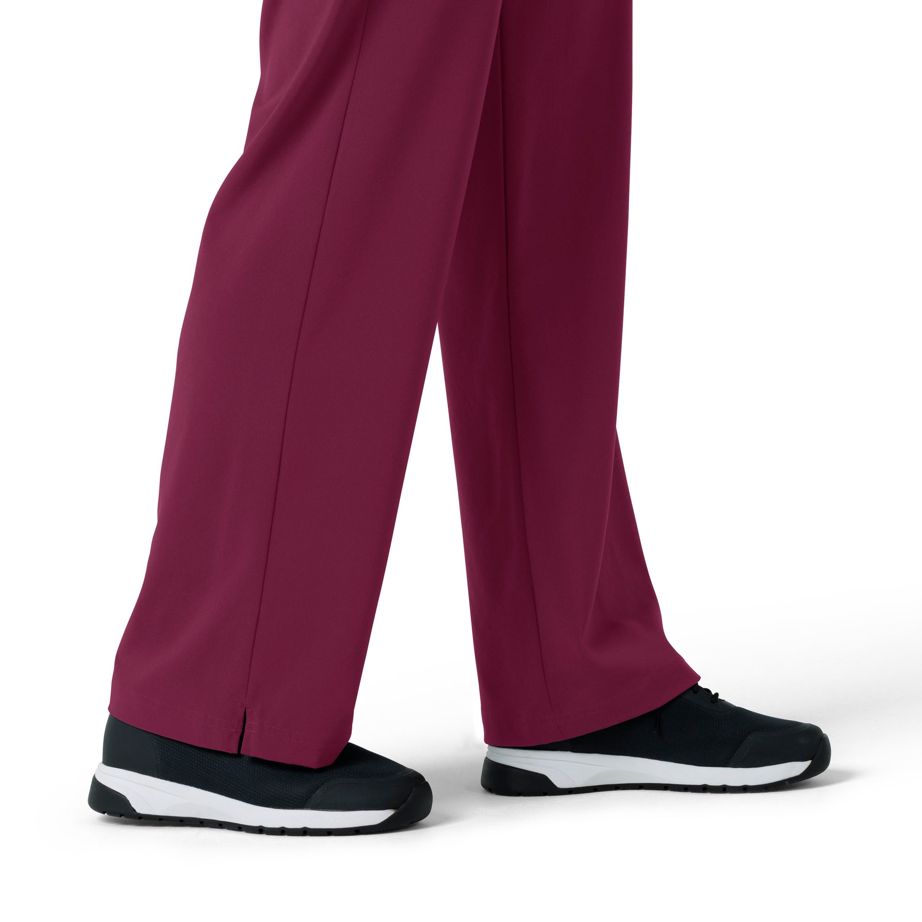 Force Cross-Flex Women's Boot Cut Scrub Pant Wine back detail