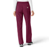 Force Cross-Flex Women's Boot Cut Scrub Pant Wine back view