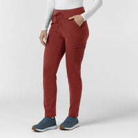 Carhartt Force Cross-Flex Knit Women's Modern Scrub Pant - Amber Terrain side