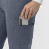 Cross-Flex Knits Knit Women's Modern Fit Scrub Pant Approaching Storm front detail