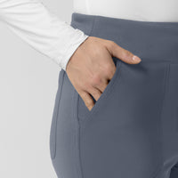 Cross-Flex Knits Knit Women's Modern Fit Scrub Pant Approaching Storm side detail 2
