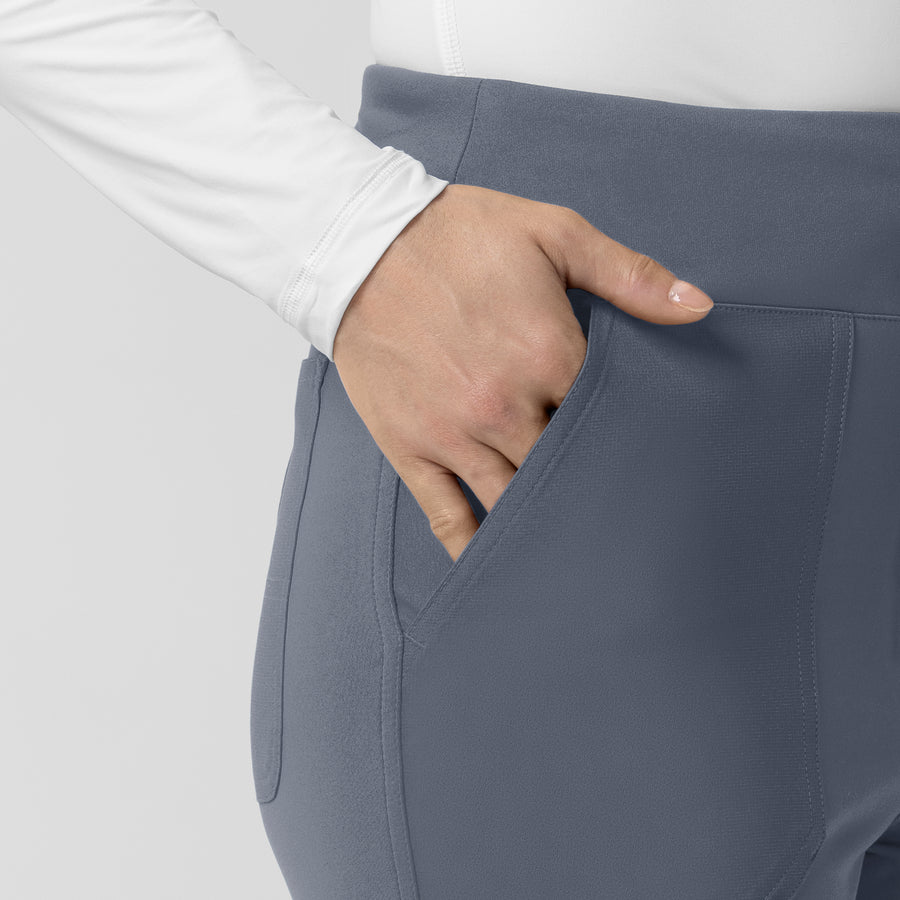 Cross-Flex Knits Knit Women's Modern Fit Scrub Pant Approaching Storm side detail 2