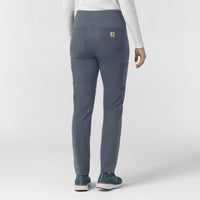 Cross-Flex Knits Knit Women's Modern Fit Scrub Pant Approaching Storm back view