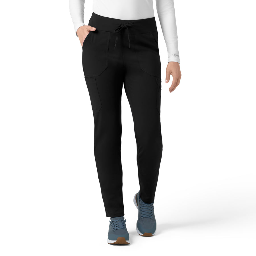 Force Cross-Flex Knit Women's Modern Scrub Pant Black