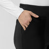 Force Cross-Flex Knit Women's Modern Scrub Pant Black side detail 2