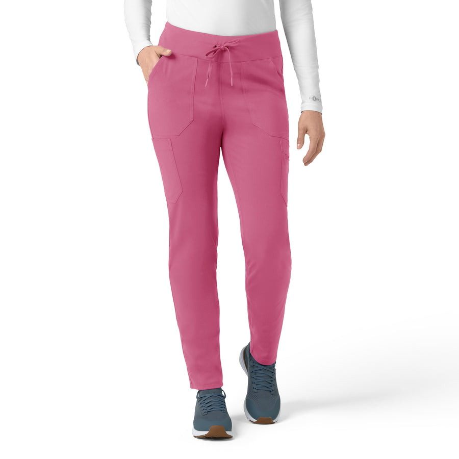 Force Cross-Flex Knit Women's Modern Scrub Pant Electric Fuschia