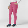 Force Cross-Flex Knit Women's Modern Scrub Pant Electric Fuschia side view