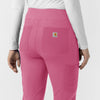 Force Cross-Flex Knit Women's Modern Scrub Pant Electric Fuschia back detail