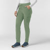 Force Cross-Flex Knit Women's Modern Scrub Pant Green Slate side view