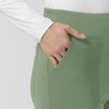 Force Cross-Flex Knit Women's Modern Scrub Pant Green Slate side detail 2