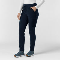 Force Cross-Flex Knit Women's Modern Scrub Pant Navy side view