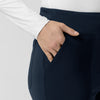 Force Cross-Flex Knit Women's Modern Scrub Pant Navy side detail 2