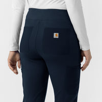 Force Cross-Flex Knit Women's Modern Scrub Pant Navy back detail