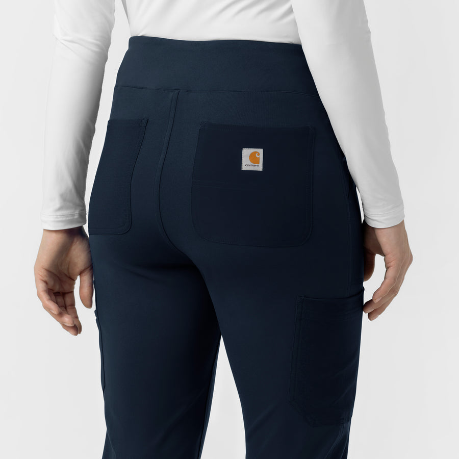 Force Cross-Flex Knit Women's Modern Scrub Pant Navy back detail