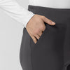 Force Cross-Flex Knit Women's Modern Scrub Pant Pewter side detail 2