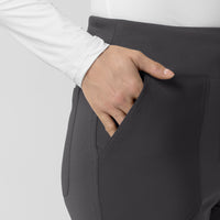 Force Cross-Flex Knit Women's Modern Scrub Pant Pewter side detail 2