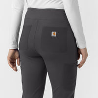 Force Cross-Flex Knit Women's Modern Scrub Pant Pewter back detail