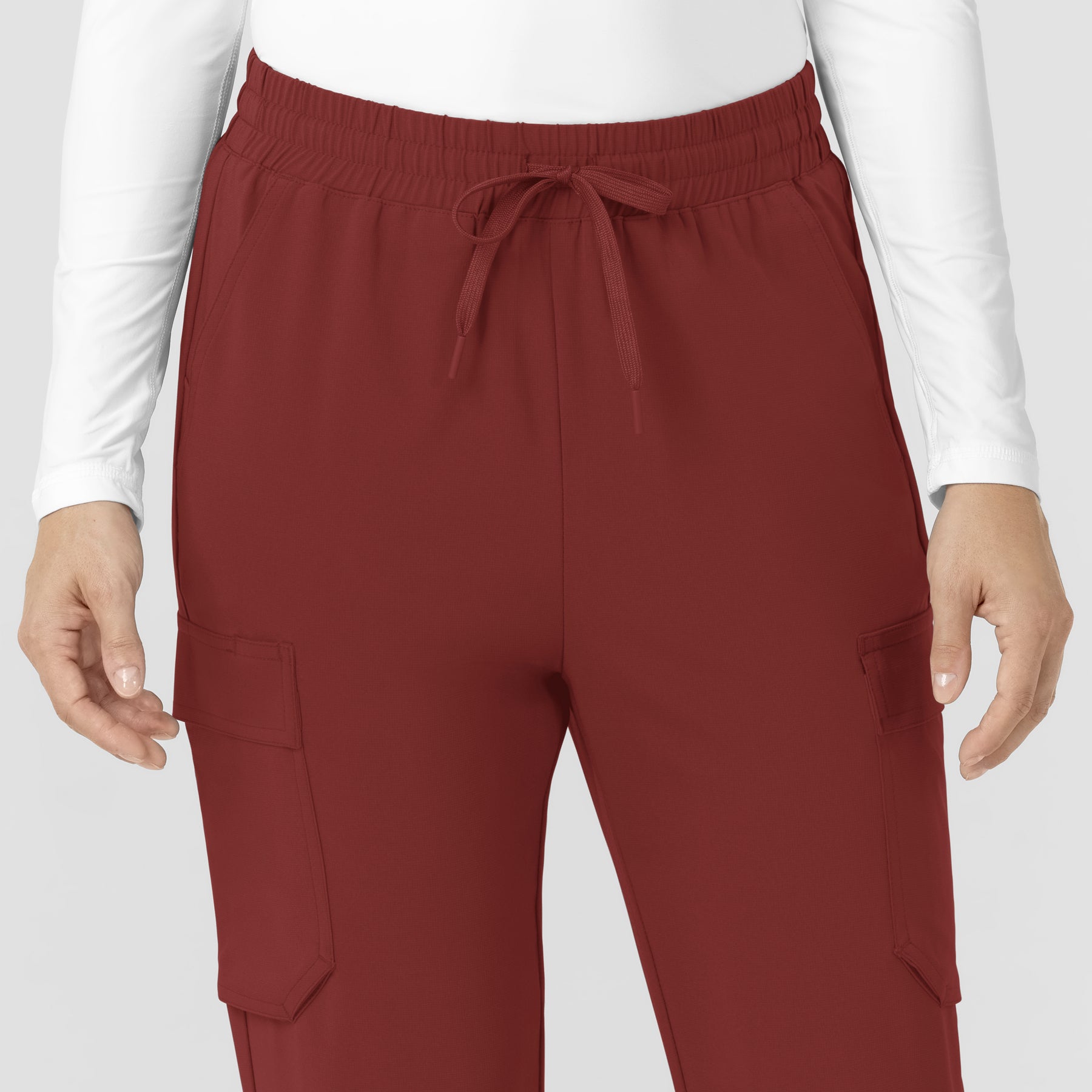 Force Cross-Flex Women’s Force Cross-Flex High Waisted Ankle Scrub Pant Amber Terrain front detail