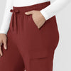 Force Cross-Flex Women’s Force Cross-Flex High Waisted Ankle Scrub Pant Amber Terrain side detail 1