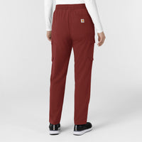 Force Cross-Flex Women’s Force Cross-Flex High Waisted Ankle Scrub Pant Amber Terrain back view