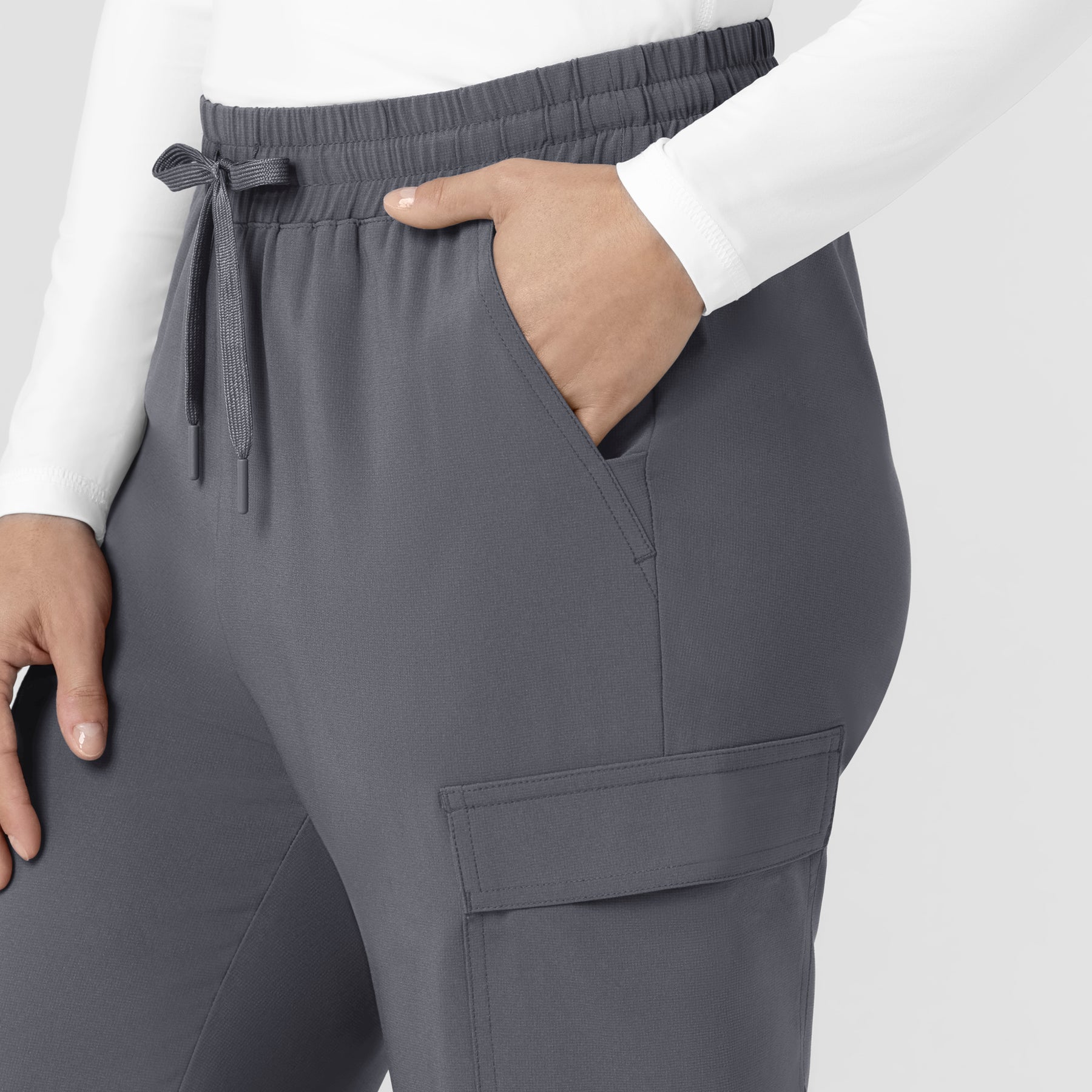 Carhartt Cross-Flex Women’s Cross-Flex High Waisted Ankle Scrub Pant - Approaching Storm