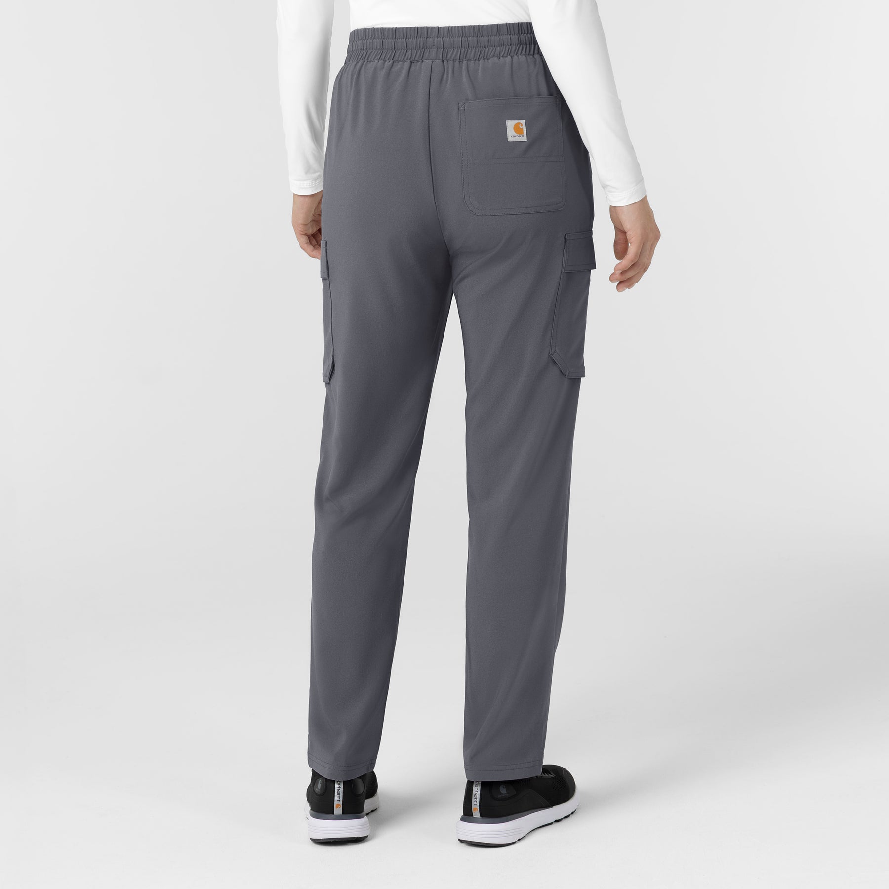 Carhartt Cross-Flex Women’s Cross-Flex High Waisted Ankle Scrub Pant - Approaching Storm